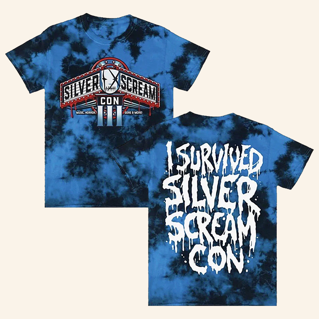 Ice Nine Kills Merch I Survived Silver Scream Con Tie Dye Shirt Halloween Gifts For Him Ice Nine Kills Merch I Survived Silver Scream Con Tie Dye Shirt Halloween Gifts For Him