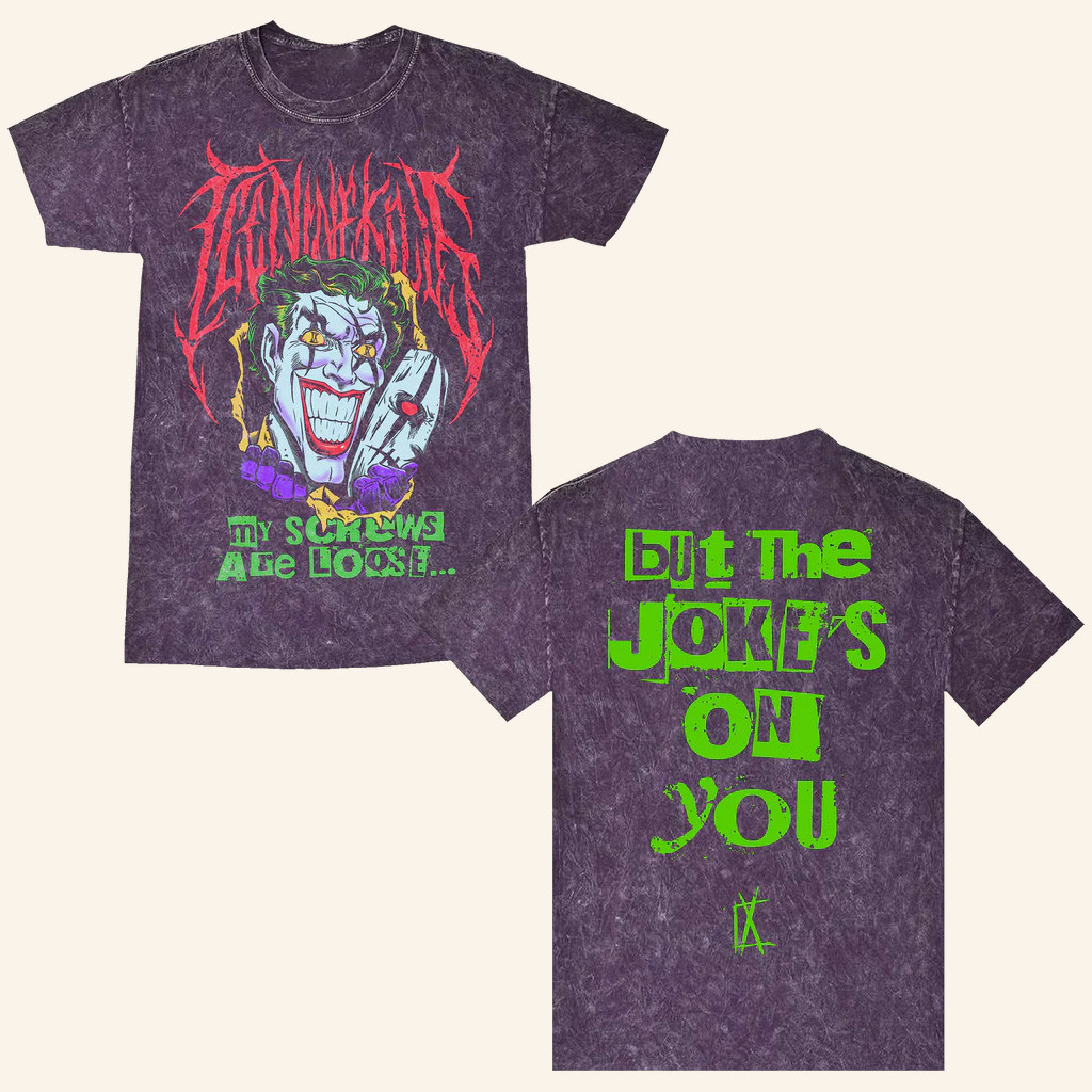 Ice Nine Kills Merch Joker My Screws Are Loose T-Shirt Halloween Presents For Him