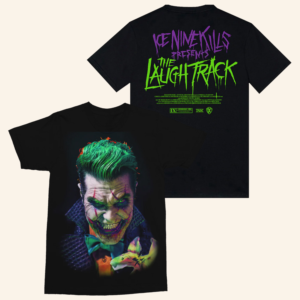 Ice Nine Kills Merch Joker The Laugh Track Cover T-Shirt Music Lover Gifts For Him Ice Nine Kills Merch Joker The Laugh Track Cover T-Shirt Music Lover Gifts For Him