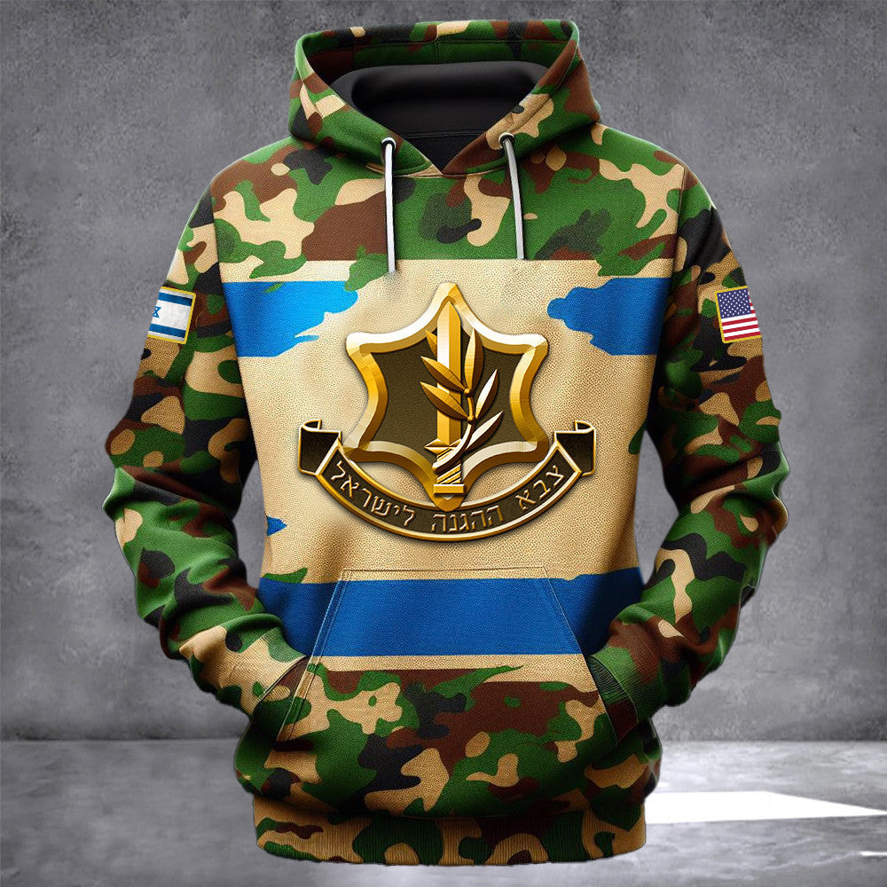 IDF Camo Hoodie American I Stand With Israel Hoodie Israel Defense Forces Clothing IDF Merch IDF Camo Hoodie American I Stand With Israel Hoodie Israel Defense Forces Clothing IDF Merch
