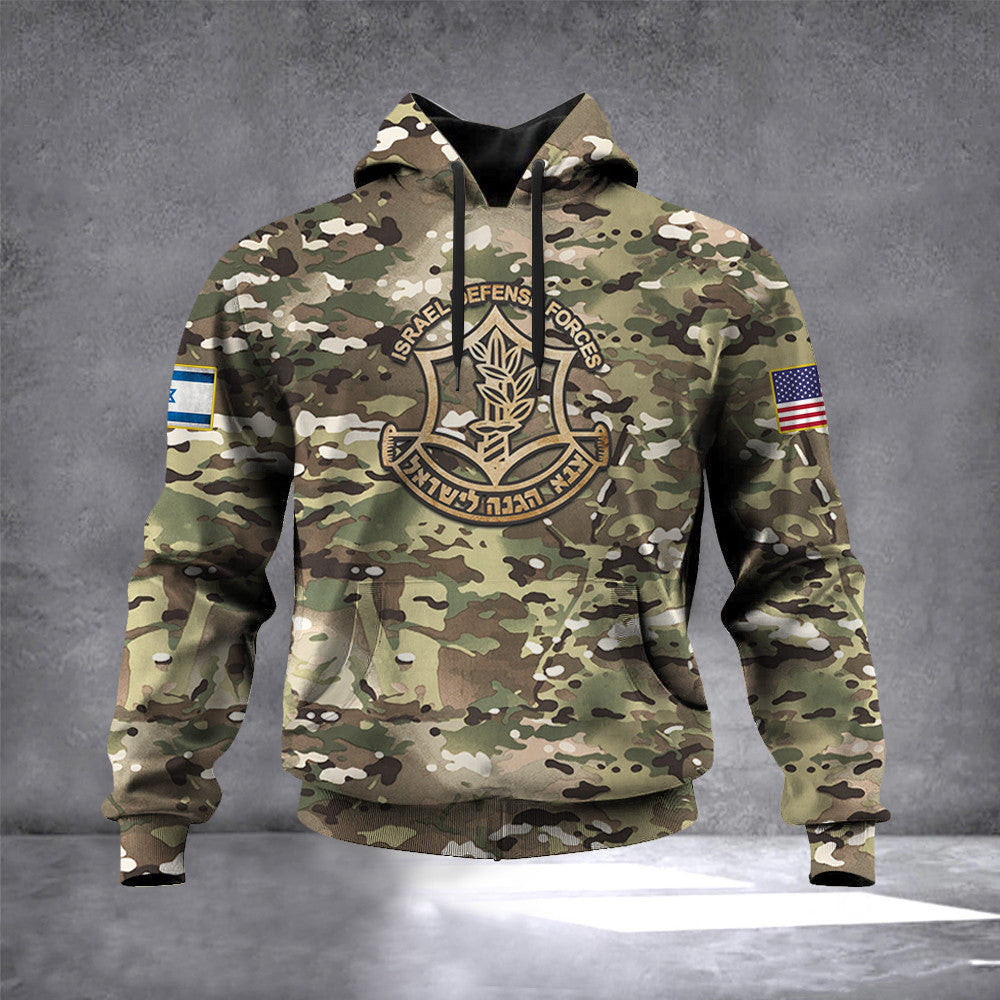IDF Camo Hoodie United States I Stand With Israel Hoodie IDF Clothing Support Israel Merch IDF Camo Hoodie United States I Stand With Israel Hoodie IDF Clothing Support Israel Merch