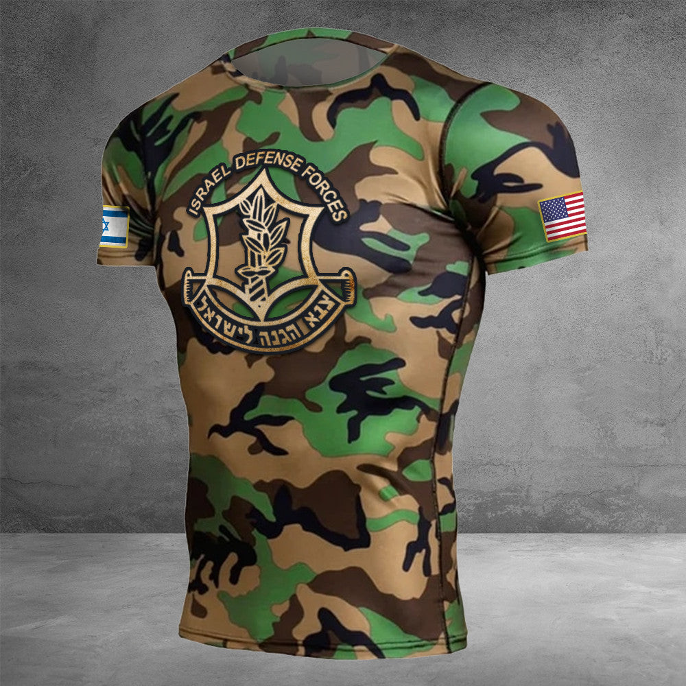 IDF Camo Shirt USA I Stand With Israel T-Shirt Israeli Tees Support Israel Merchandise IDF Camo Shirt USA I Stand With Israel T-Shirt Israeli Tees Support Israel Merchandise