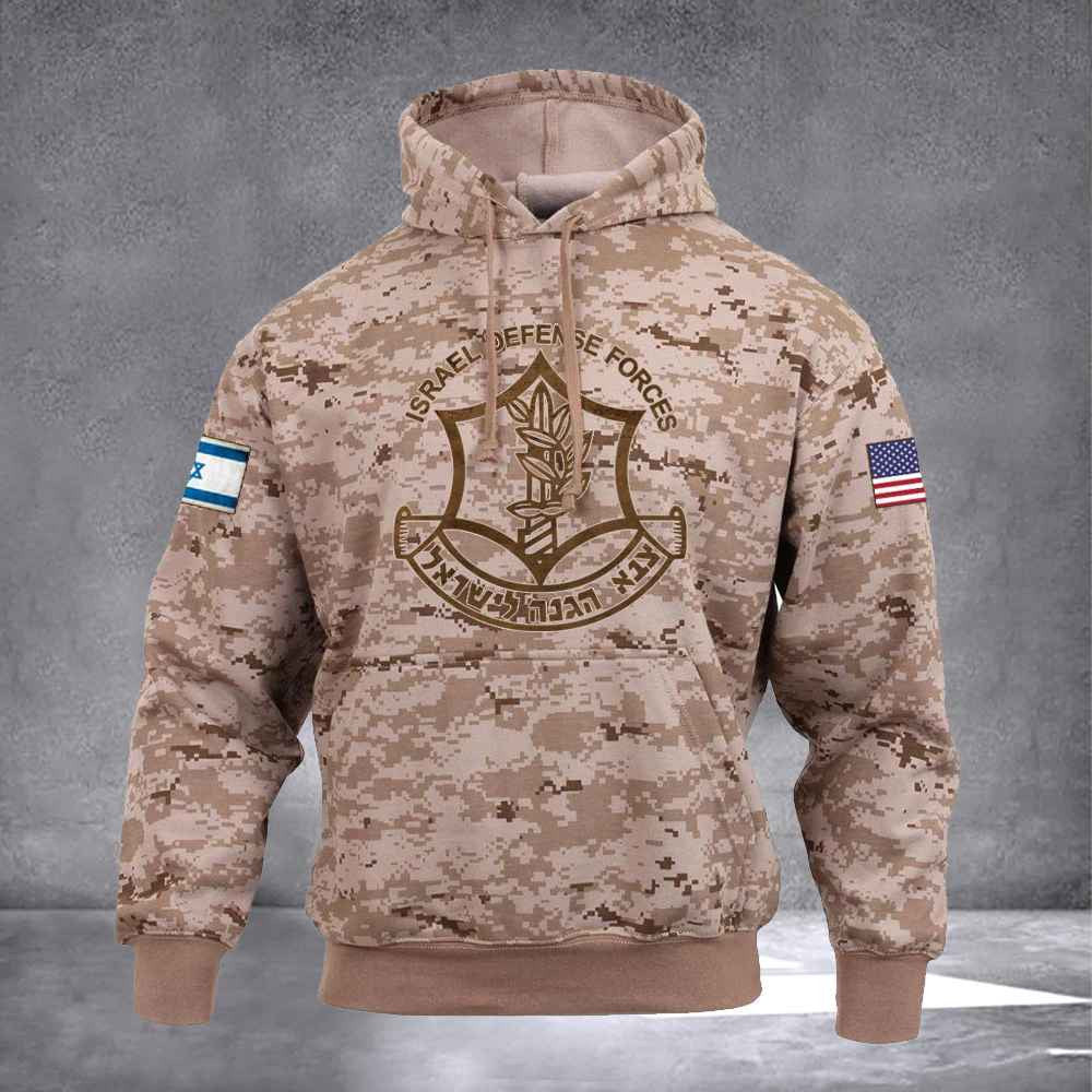 IDF Hoodie American I Stand With Israel Camo Hoodie Israel Defense Forces Clothing IDF Hoodie American I Stand With Israel Camo Hoodie Israel Defense Forces Clothing