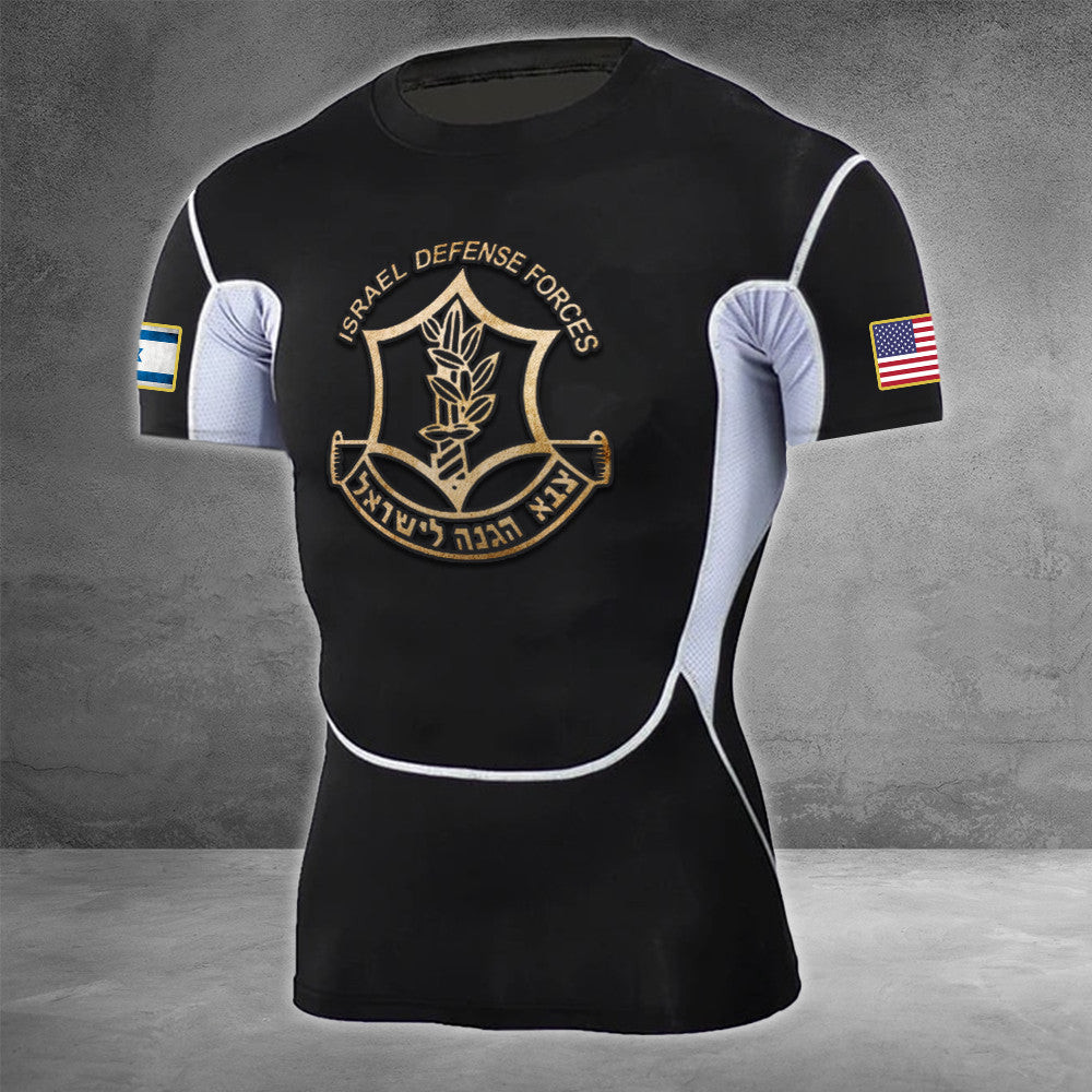 IDF Tee Shirt American I Stand With Israel T-Shirt Pro Israel Shirt IDF Merch