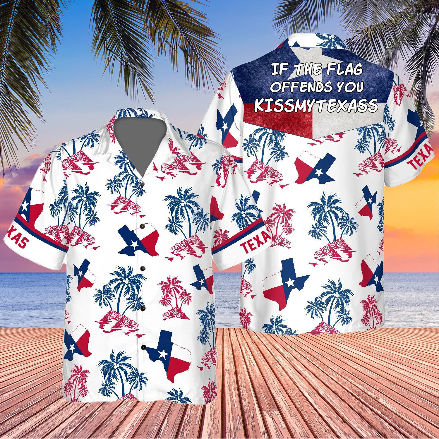 If The Flag Offends You Kissmytexass Hawaiian Shirt Texas Lover Men's Summer Shirts Sale If The Flag Offends You Kissmytexass Hawaiian Shirt Texas Lover Men's Summer Shirts Sale