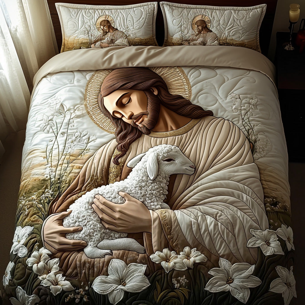 In His Arms Quilted Bedding Set Duvet Cover Bed Sheet Set Faith Gifts For Him In His Arms Quilted Bedding Set Duvet Cover Bed Sheet Set Faith Gifts For Him