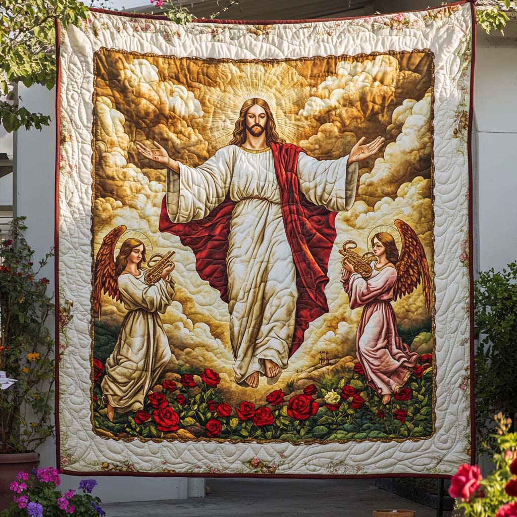 In His Light Quilted Blanket Nice Throw Blanket Christian Christmas Presents In His Light Quilted Blanket Nice Throw Blanket Christian Christmas Presents