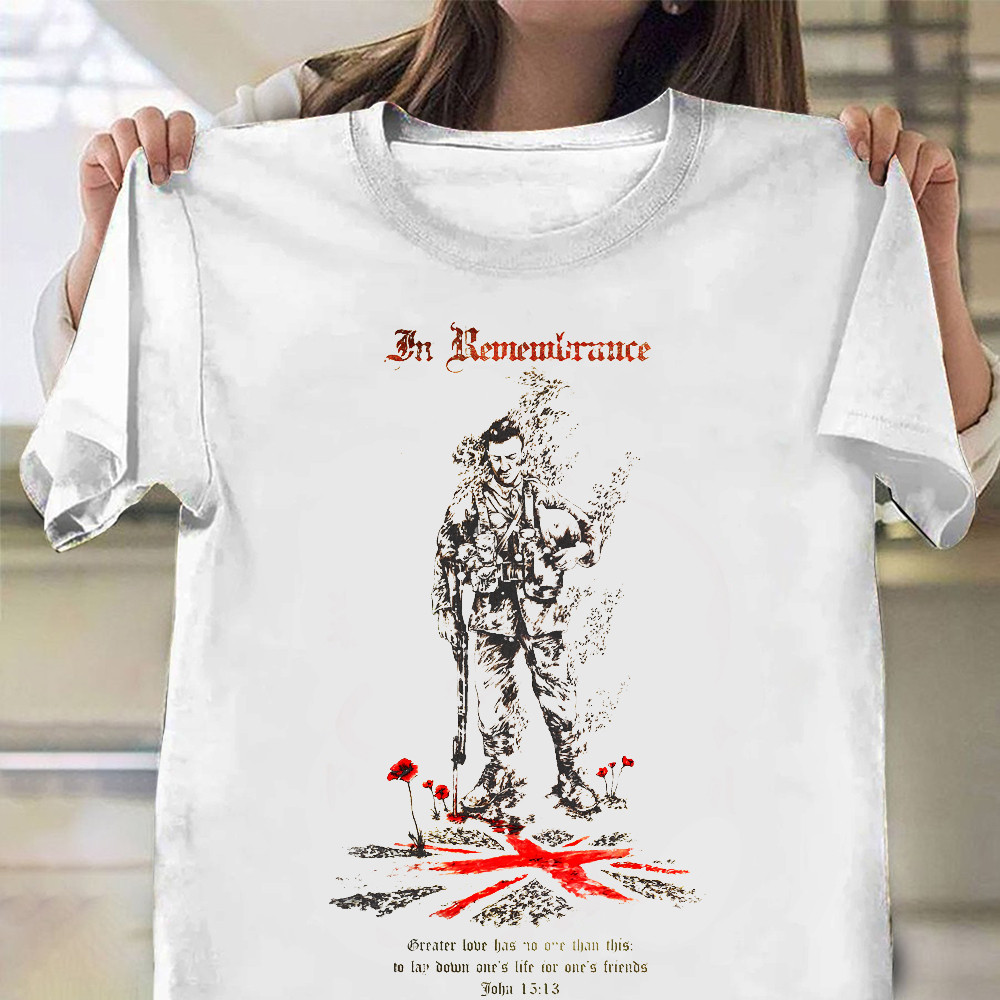 In Remembrance UK Veteran Shirt Ideas Vintage T-Shirt In Remembrance UK Veteran Shirt Ideas Vintage T-Shirt