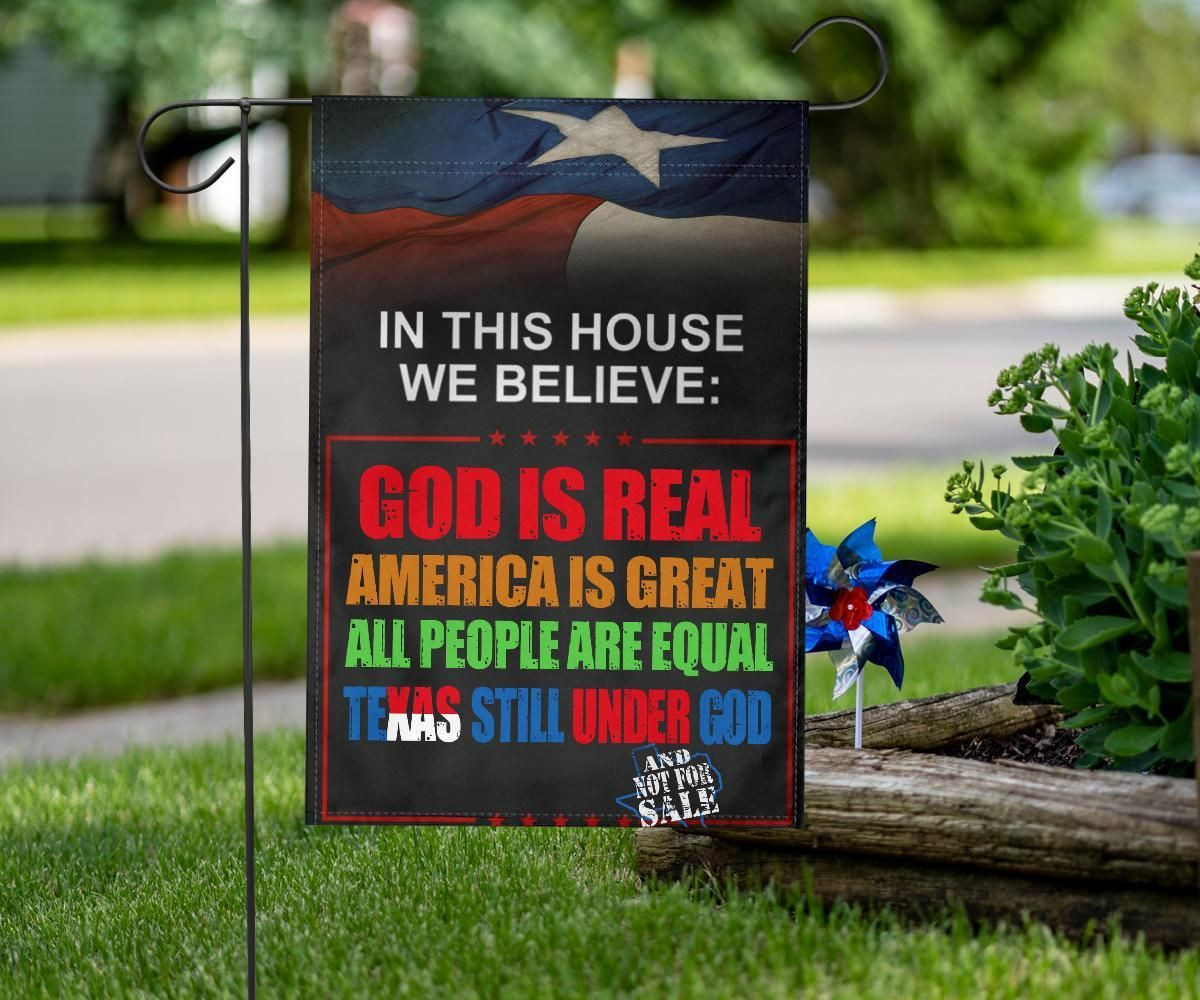 In this House We Believe Texas State Flag In this House We Believe Texas State Flag