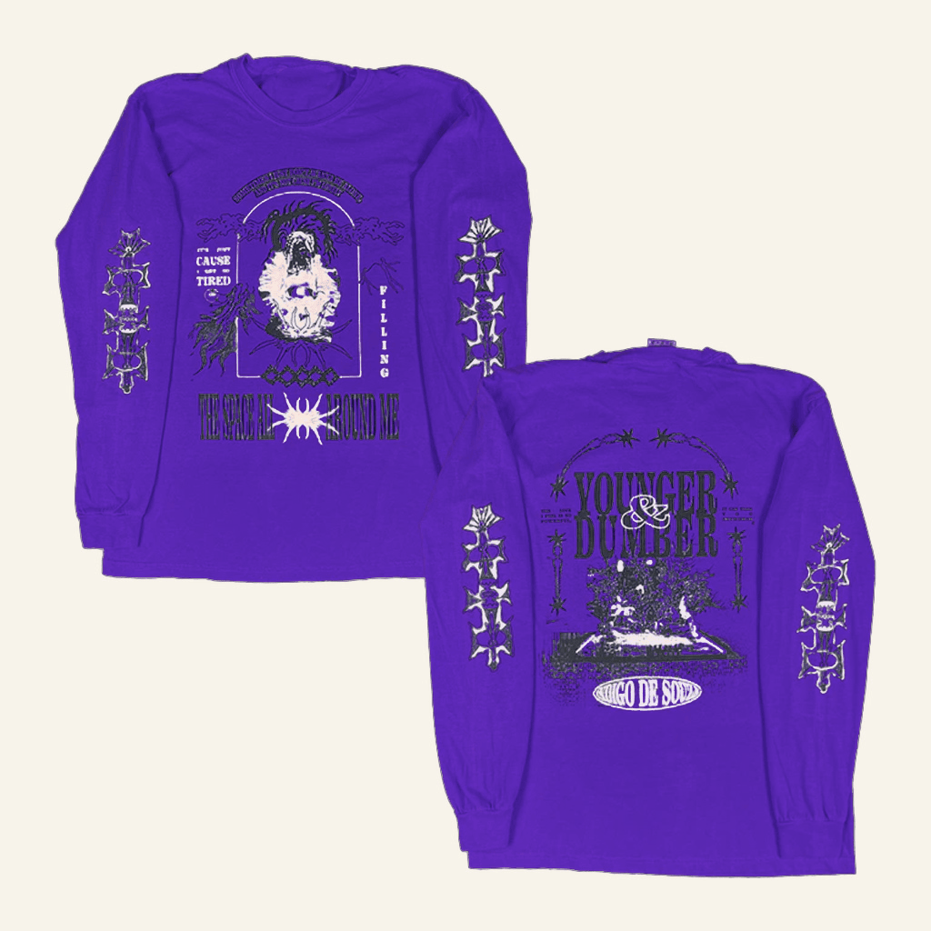 Indigo De Souza Merch The Space All Around Me Long Sleeve Shirt Younger And Dumber Merch Indigo De Souza Merch The Space All Around Me Long Sleeve Shirt Younger And Dumber Merch