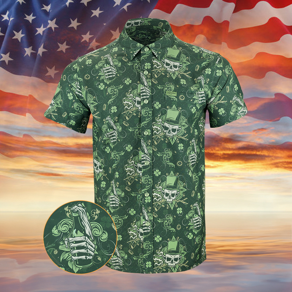 Irish Hand Grenade Gun Button Up Shirt Beach Button Up Shirts Gifts For Irish Gun Lovers Irish Hand Grenade Gun Button Up Shirt Beach Button Up Shirts Gifts For Irish Gun Lovers