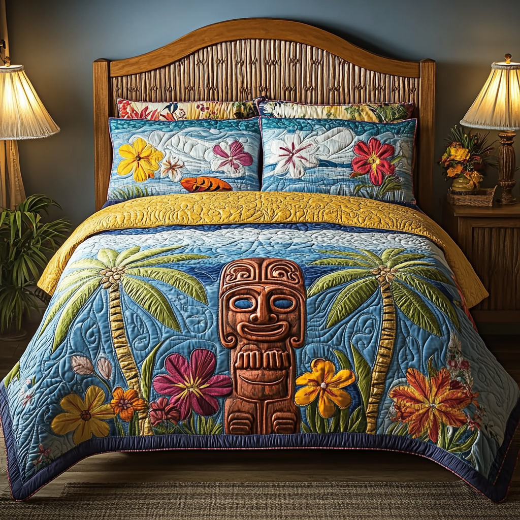 Island Guardian Quilted Bedding Set Duvet Cover Bedspread Christmas Gifts For Siblings To Share Island Guardian Quilted Bedding Set Duvet Cover Bedspread Christmas Gifts For Siblings To Share