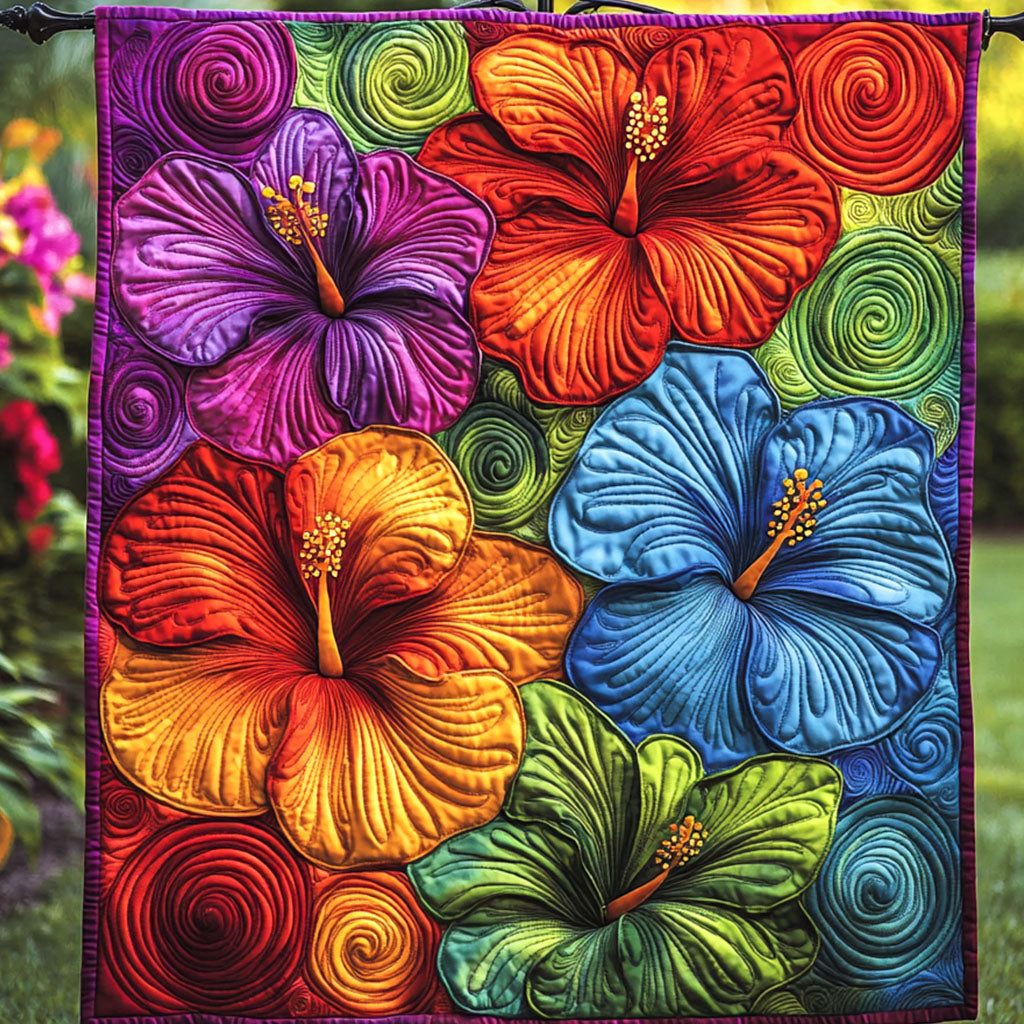 Island Petal Dance Quilted Blanket Cute Throw Blanket Christmas Gift Ideas For Dad Island Petal Dance Quilted Blanket Cute Throw Blanket Christmas Gift Ideas For Dad