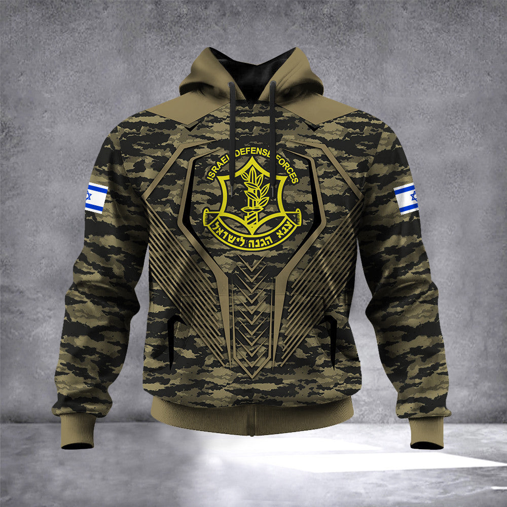 Israel Defense Forces Camo Hoodie I Stand With Israel Strong Supporting Clothing Gifts Israel Defense Forces Camo Hoodie I Stand With Israel Strong Supporting Clothing Gifts