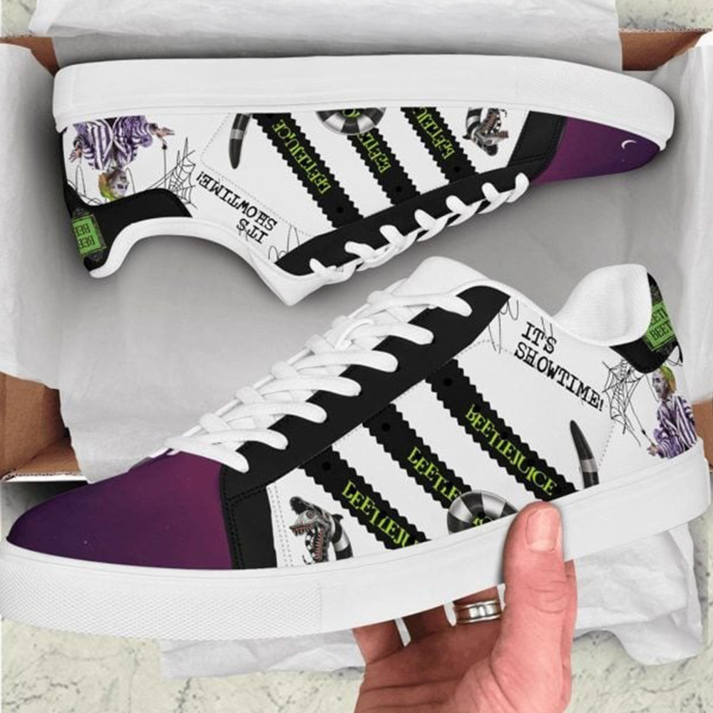 It's Showtime Beetlejuice Low Top Shoes It's Showtime Halloween Shoes Gifts For Fan It's Showtime Beetlejuice Low Top Shoes It's Showtime Halloween Shoes Gifts For Fan