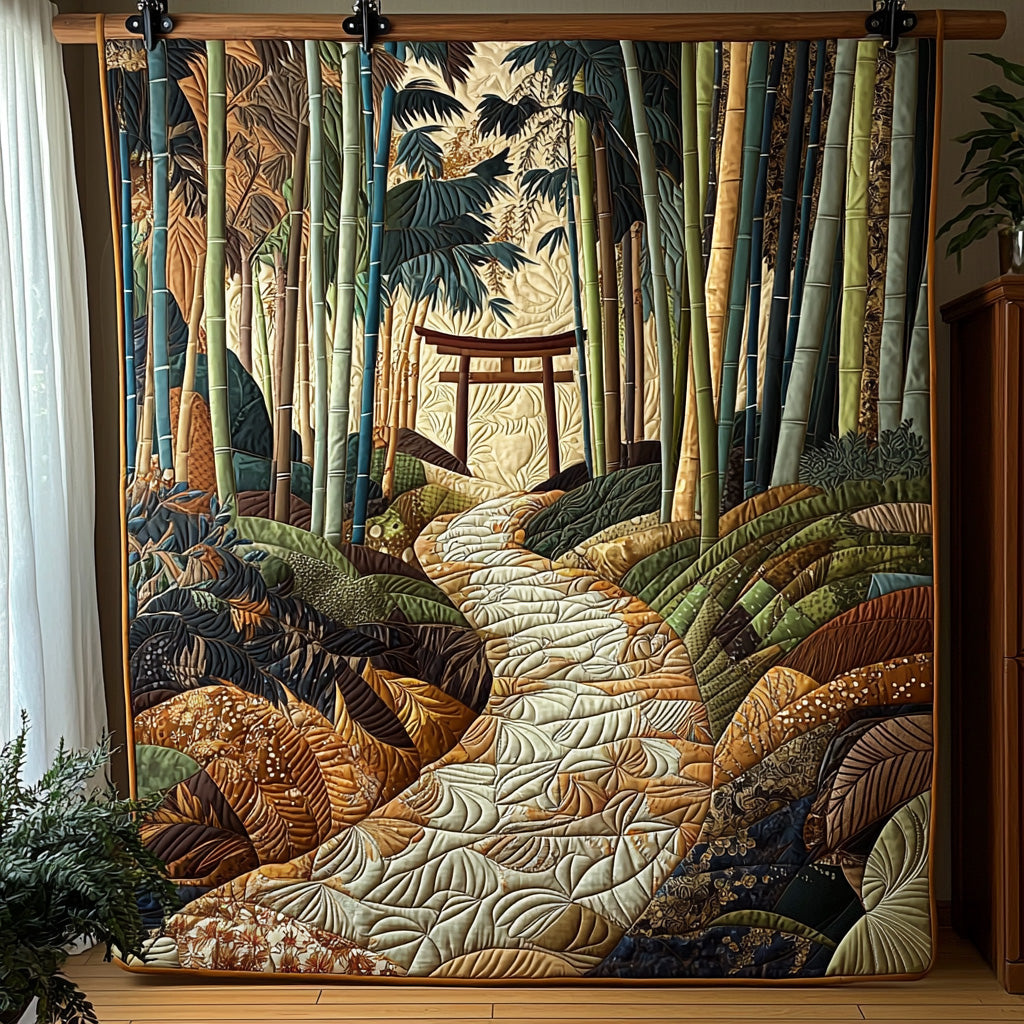 Japanese Bamboo Path Quilted Blanket Nice Throw Blanket Gifts To Get Mom For Christmas Japanese Bamboo Path Quilted Blanket Nice Throw Blanket Gifts To Get Mom For Christmas