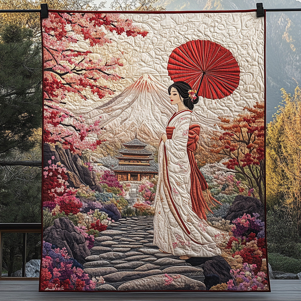 Japanese Geisha Quilted Blanket Cute Colorful Blanket Things To Get Your Wife For Christmas Japanese Geisha Quilted Blanket Cute Colorful Blanket Things To Get Your Wife For Christmas