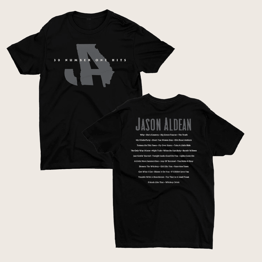 Jason Aldean Merch 30 Number One Hits Shirt Best Gifts For Music Lovers Jason Aldean Merch 30 Number One Hits Shirt Best Gifts For Music Lovers
