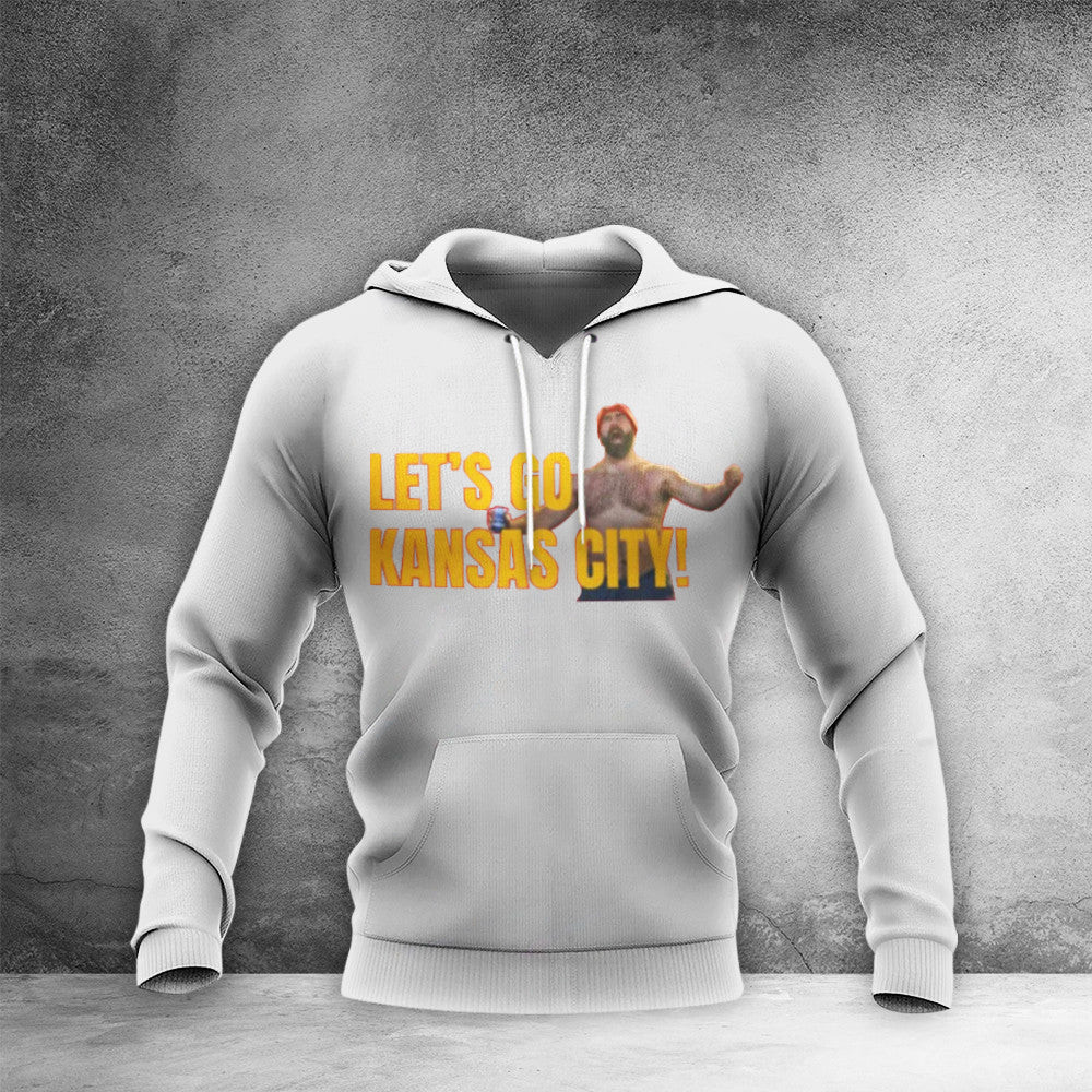 Jason Kelce Shirt Let's Go Kansas City T-Shirt For Fan