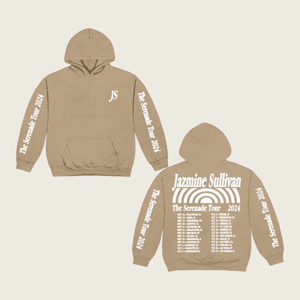 Jazmine Sullivan Merch The Serenade Tour 2024 Hoodie Christmas Ideas For Wife Jazmine Sullivan Merch The Serenade Tour 2024 Hoodie Christmas Ideas For Wife