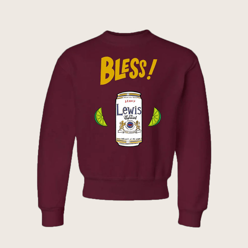 Jenny Lewis Merch Bless Sweatshirt Christmas Present Ideas For Her Jenny Lewis Merch Bless Sweatshirt Christmas Present Ideas For Her