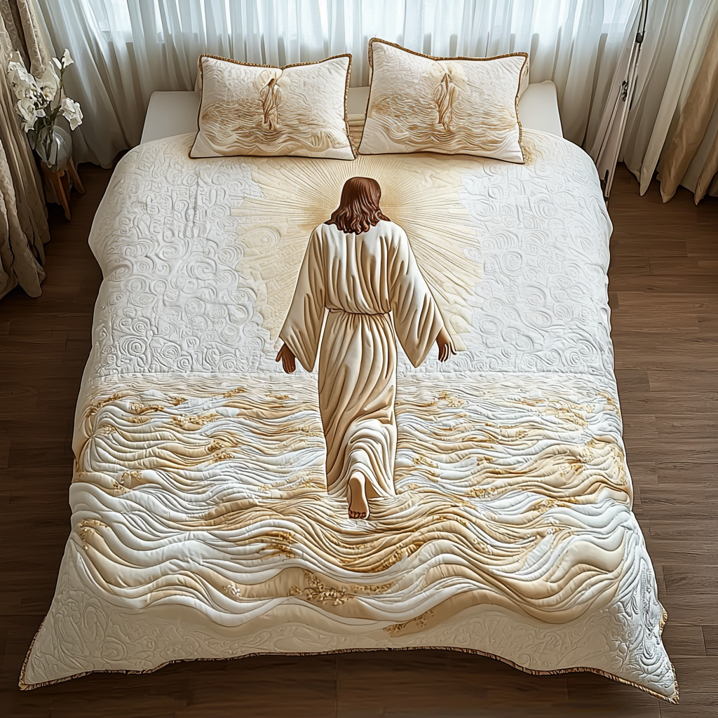 Jesus Light Quilted Bedding Set Duvet Cover Merch The Gift Of Faith Jesus Light Quilted Bedding Set Duvet Cover Merch The Gift Of Faith