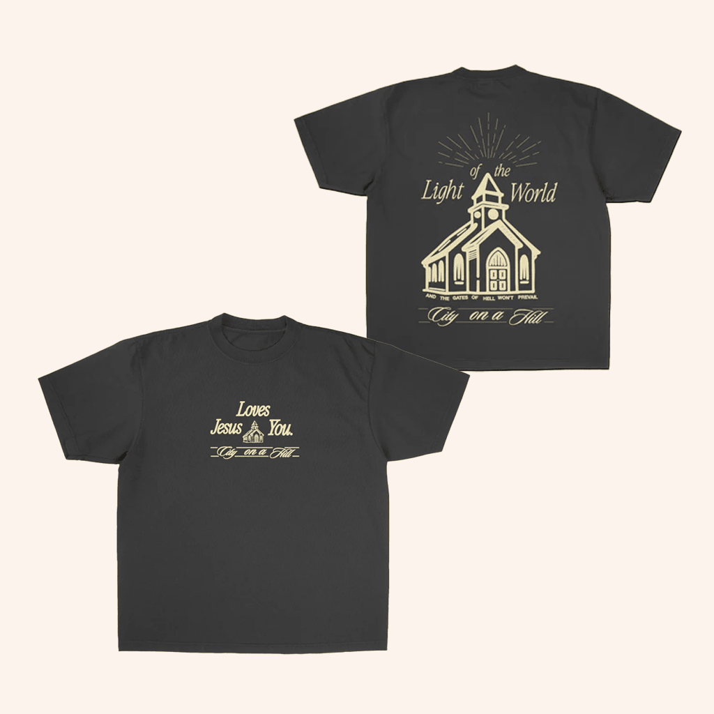 Jesus Loves You Merch Church City On A Hill T-Shirt Christian Gifts For Mom Jesus Loves You Merch Church City On A Hill T-Shirt Christian Gifts For Mom