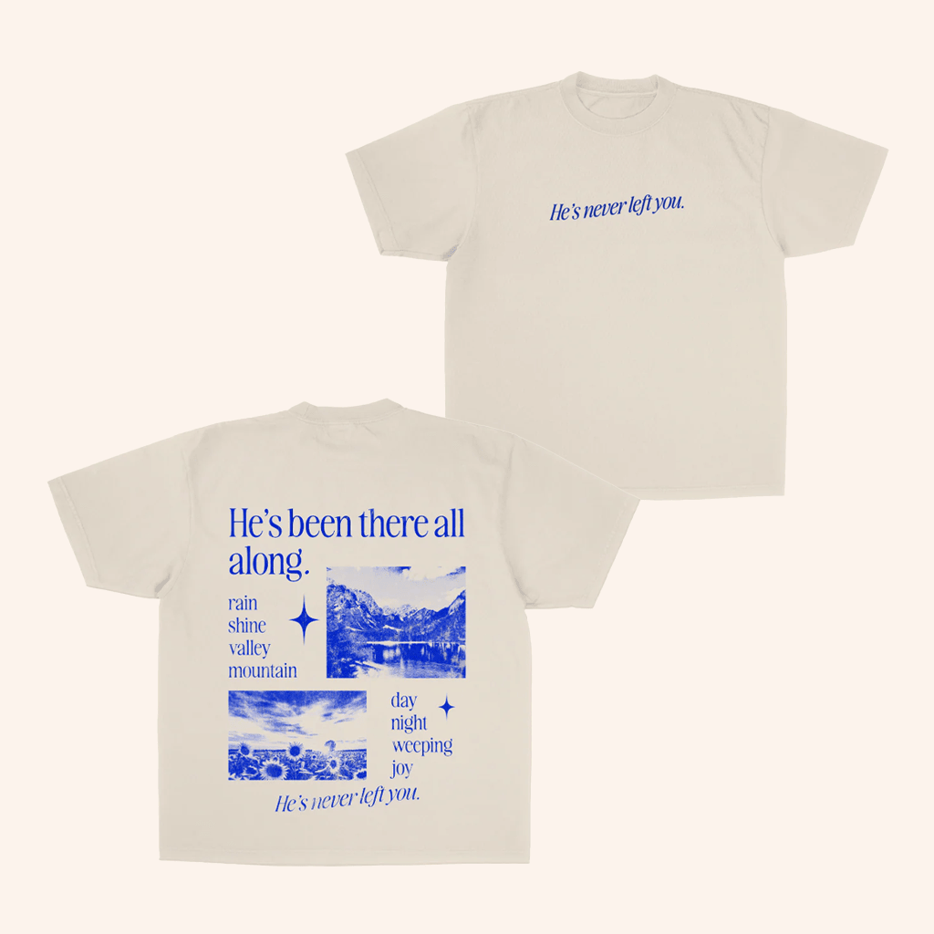 Jesus Loves You Merch He's Never Left You T-Shirt Christian Gifts For Teens