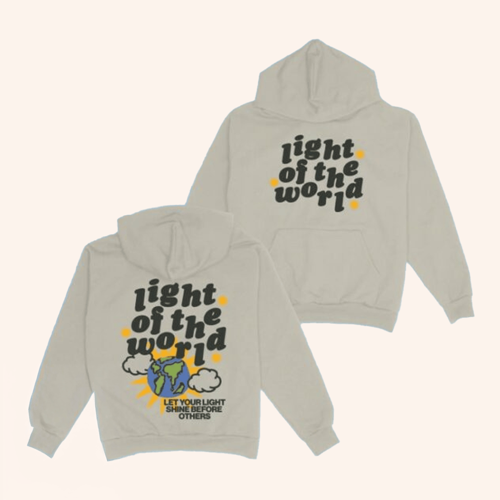 Jesus Loves You Merch Light Of The World Hoodie Christian Gifts For Her