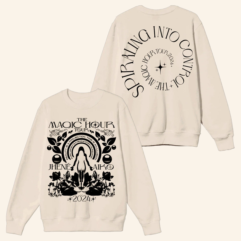 Jhene Aiko Merch The Magic Hour Tour 2024 Sweatshirt Cool Gifts For Music Lovers Jhene Aiko Merch The Magic Hour Tour 2024 Sweatshirt Cool Gifts For Music Lovers