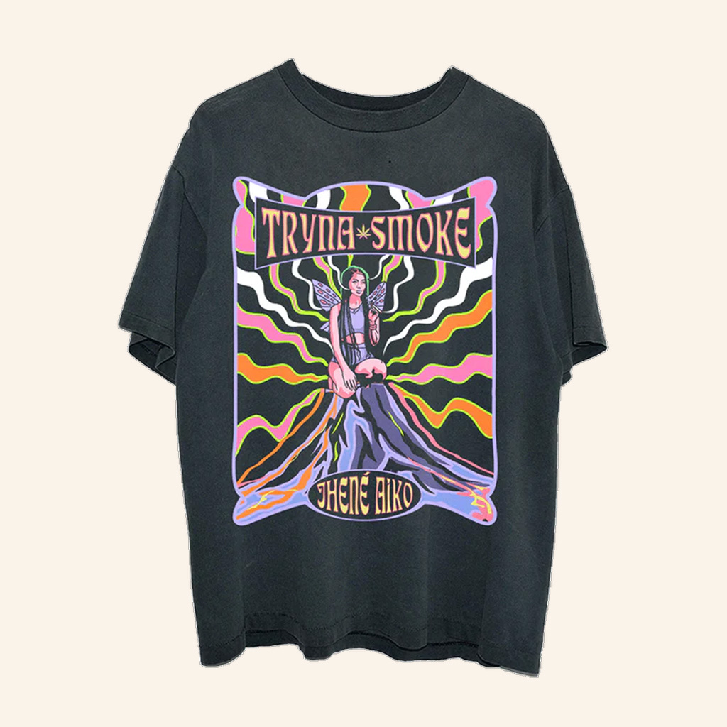 Jhene Aiko Merch Tryna Smoke T-Shirt Music Lover Gift Ideas For Him Jhene Aiko Merch Tryna Smoke T-Shirt Music Lover Gift Ideas For Him