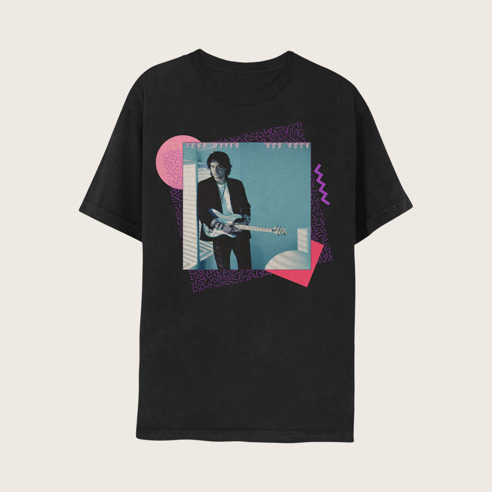 John Mayer Merch John Mayer Album Cover Photo Black T-Shirt Gifts For Music Fans John Mayer Merch John Mayer Album Cover Photo Black T-Shirt Gifts For Music Fans