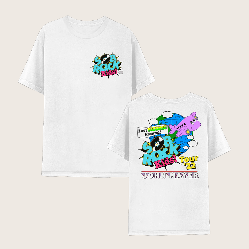 John Mayer Merch Sob Rock Kidding Around T-Shirt Music Lover Gifts For Him