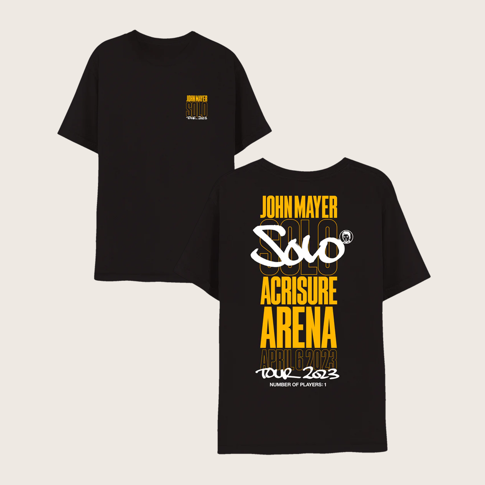 John Mayer Merch Solo Tour Palm Springs Event T-Shirt Music Lover Gifts For Him John Mayer Merch Solo Tour Palm Springs Event T-Shirt Music Lover Gifts For Him