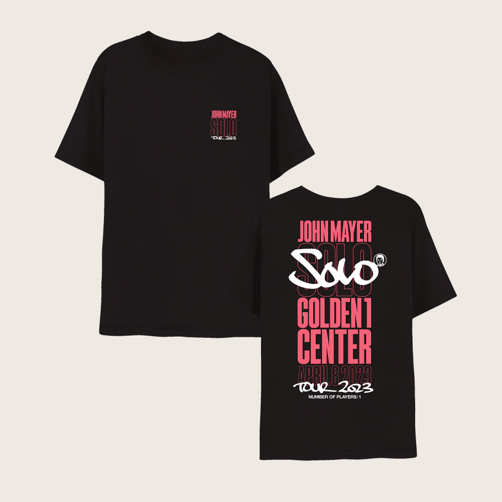 John Mayer Merch Solo Tour Sacramento Event T-Shirt Gifts For Music Lovers John Mayer Merch Solo Tour Sacramento Event T-Shirt Gifts For Music Lovers