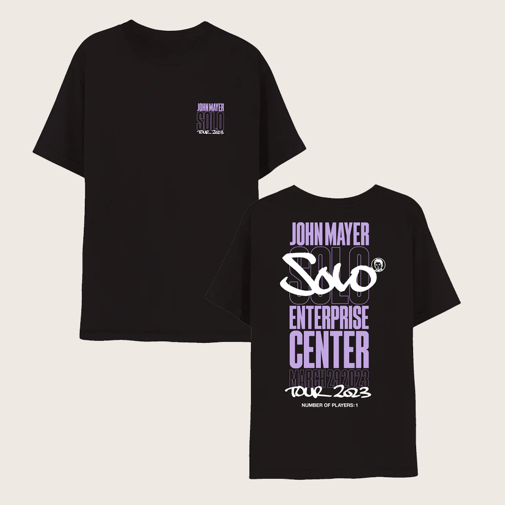 John Mayer Merch Solo Tour St Louis Event T-Shirt Music Lover Gifts For Him John Mayer Merch Solo Tour St Louis Event T-Shirt Music Lover Gifts For Him
