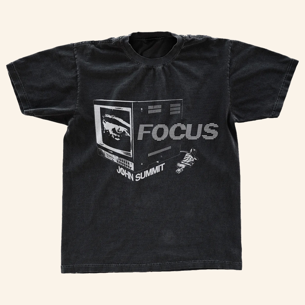 John Summit Merch Focus TV Wash T-Shirt Unique Gifts For Music Lovers John Summit Merch Focus TV Wash T-Shirt Unique Gifts For Music Lovers
