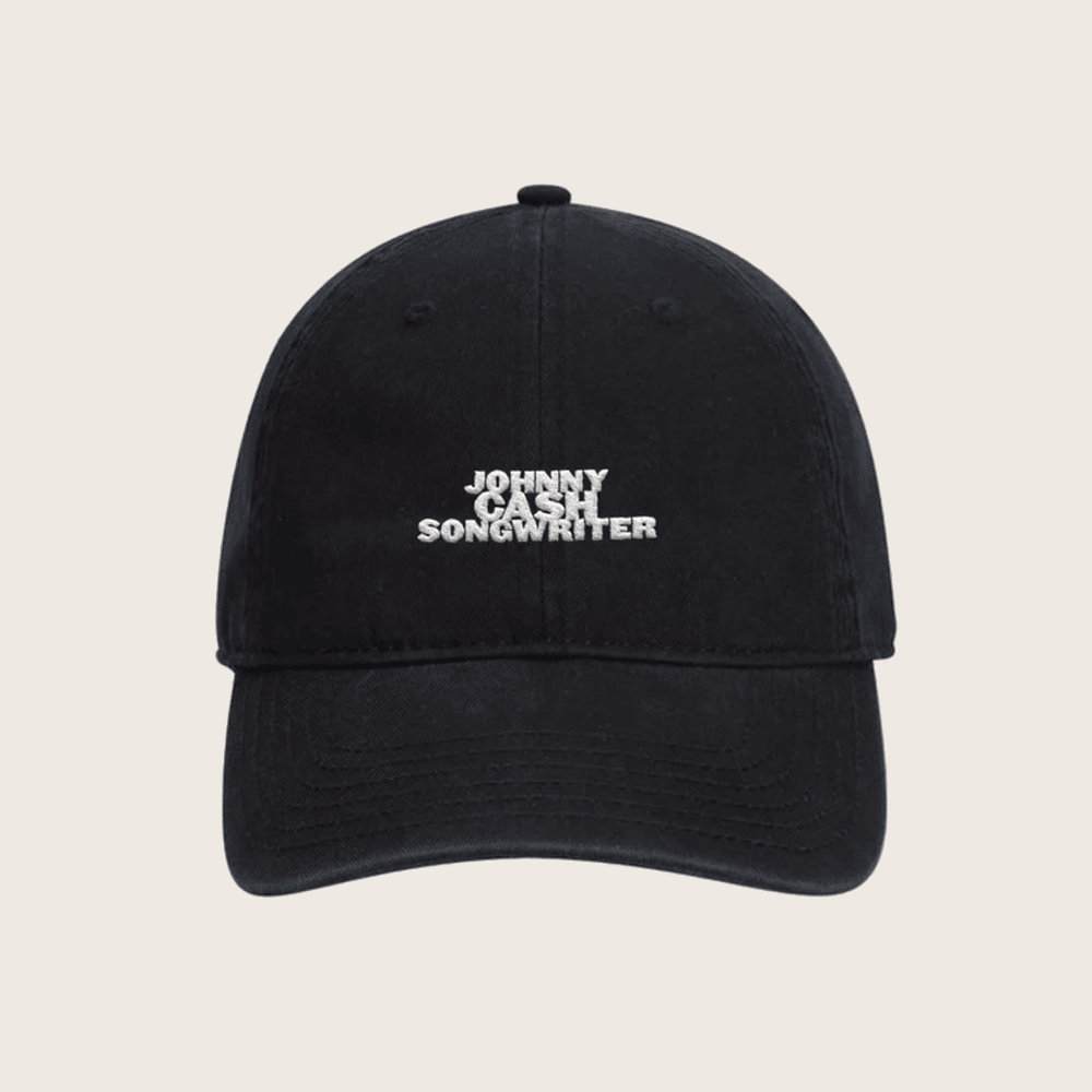 Johnny Cash Merch Johnny Cash Songwriter Embroidered Hat Gifts For Music Lovers Johnny Cash Merch Johnny Cash Songwriter Embroidered Hat Gifts For Music Lovers