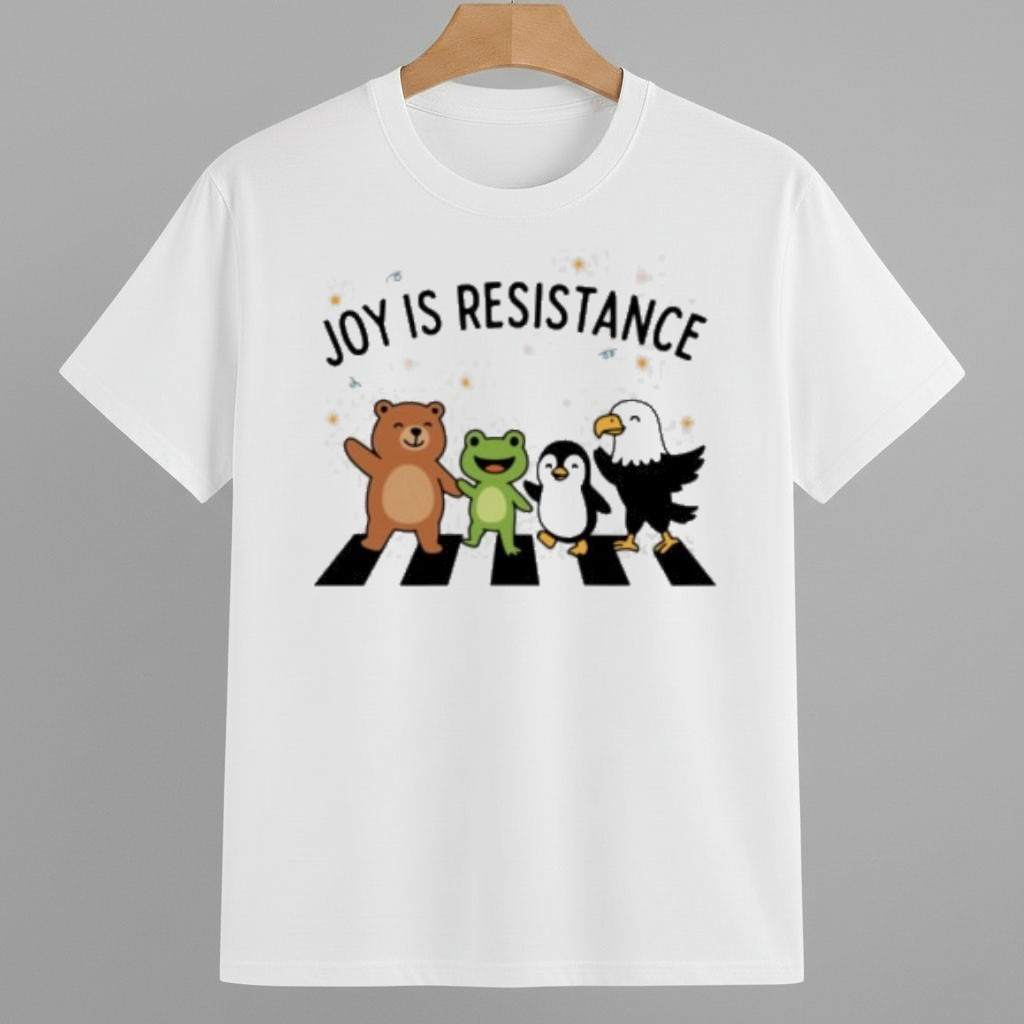 Joy is Resistance Portland Frog Protest Shirt Anti ICE Frog Merch