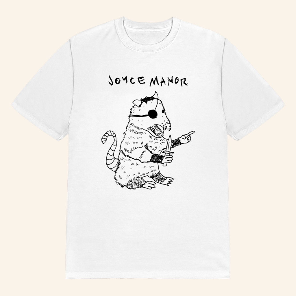Joyce Manor Merch Opossum White T-Shirt Unique Gifts For Music Lovers Joyce Manor Merch Opossum White T-Shirt Unique Gifts For Music Lovers
