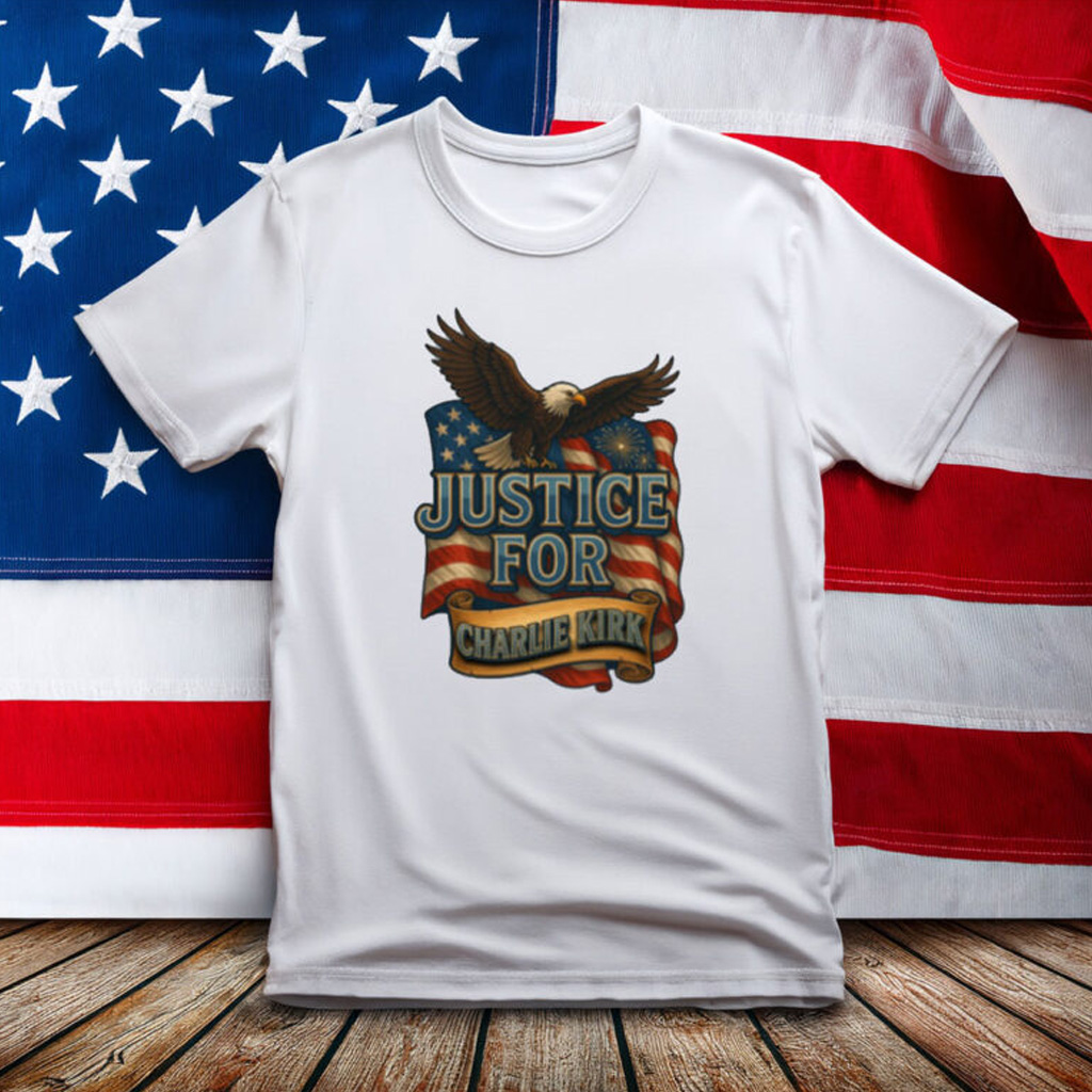 JUSTICE For Charlie Kirk American Eagle T-Shirt JUSTICE For Charlie Kirk American Eagle T-Shirt