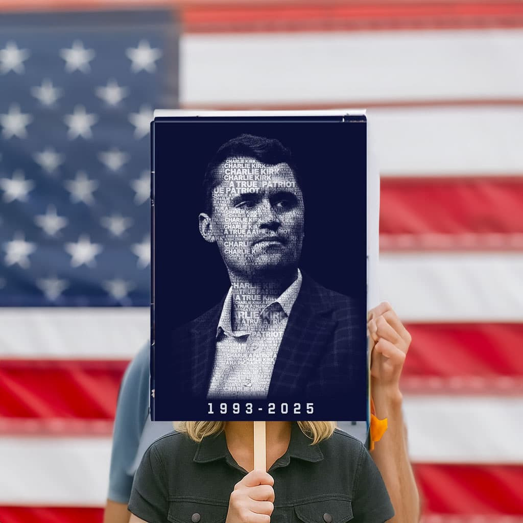 Justice For Charlie Kirk Yard Sign Charlie Kirk Merch Store Patriotic Decorations Justice For Charlie Kirk Yard Sign Charlie Kirk Merch Store Patriotic Decorations