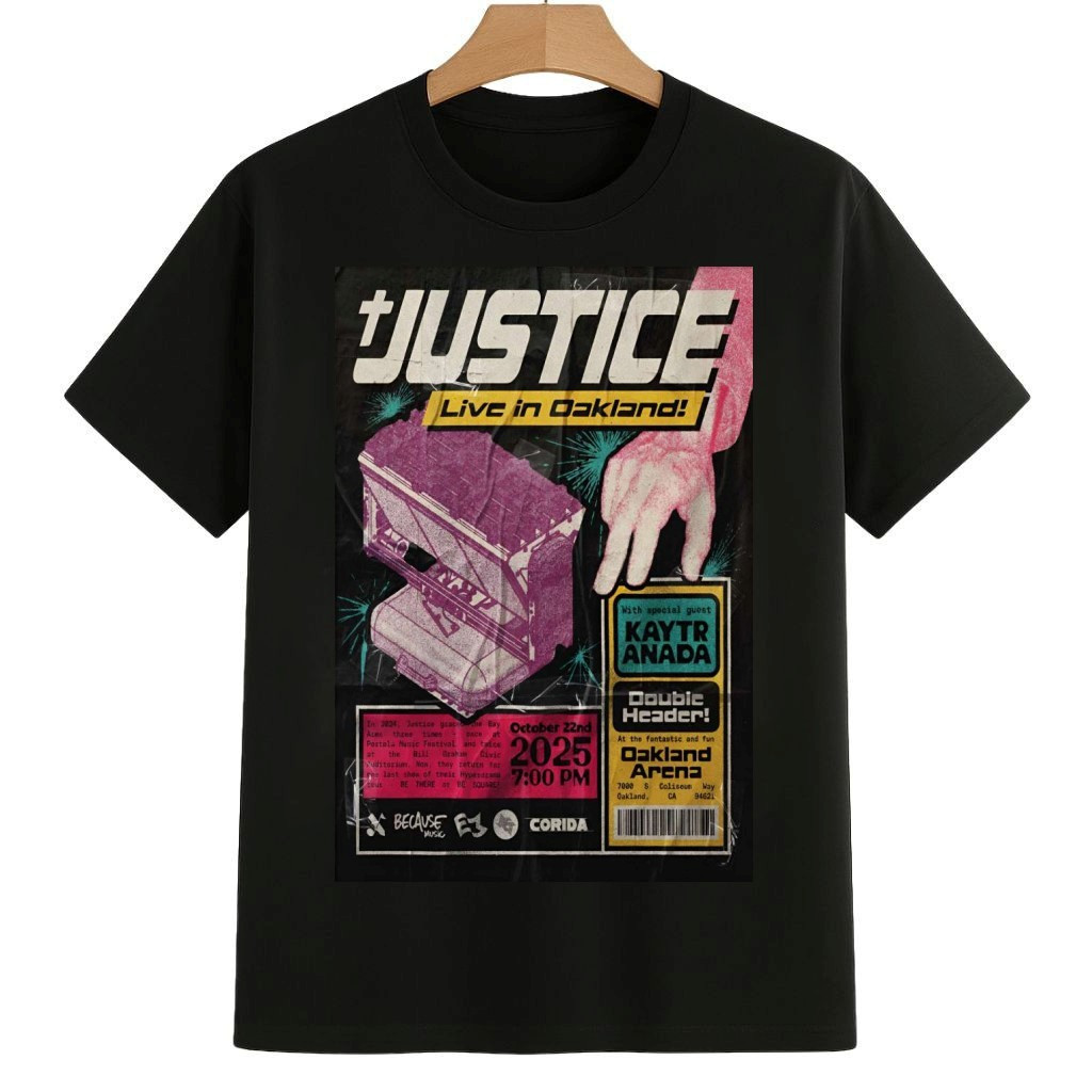 Justice Oct 22 2025 Oakland Arena in Oakland CA Poster Shirt Anti ICE Frog Merch Justice Oct 22 2025 Oakland Arena in Oakland CA Poster Shirt Anti ICE Frog Merch