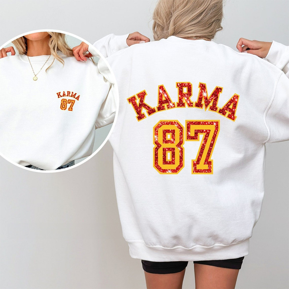 Karma 87 Sweatshirt In My Chiefs Era Sweatshirt Gifts For Football Fans Karma 87 Sweatshirt In My Chiefs Era Sweatshirt Gifts For Football Fans
