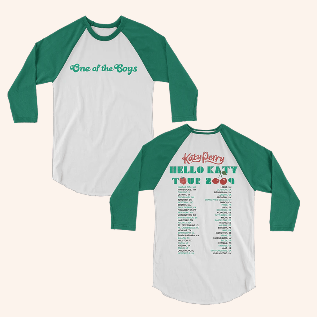 Katy Perry Merch One Of The Boys Raglan Shirt Hello Katy Tour Shirt Presents For Her Katy Perry Merch One Of The Boys Raglan Shirt Hello Katy Tour Shirt Presents For Her