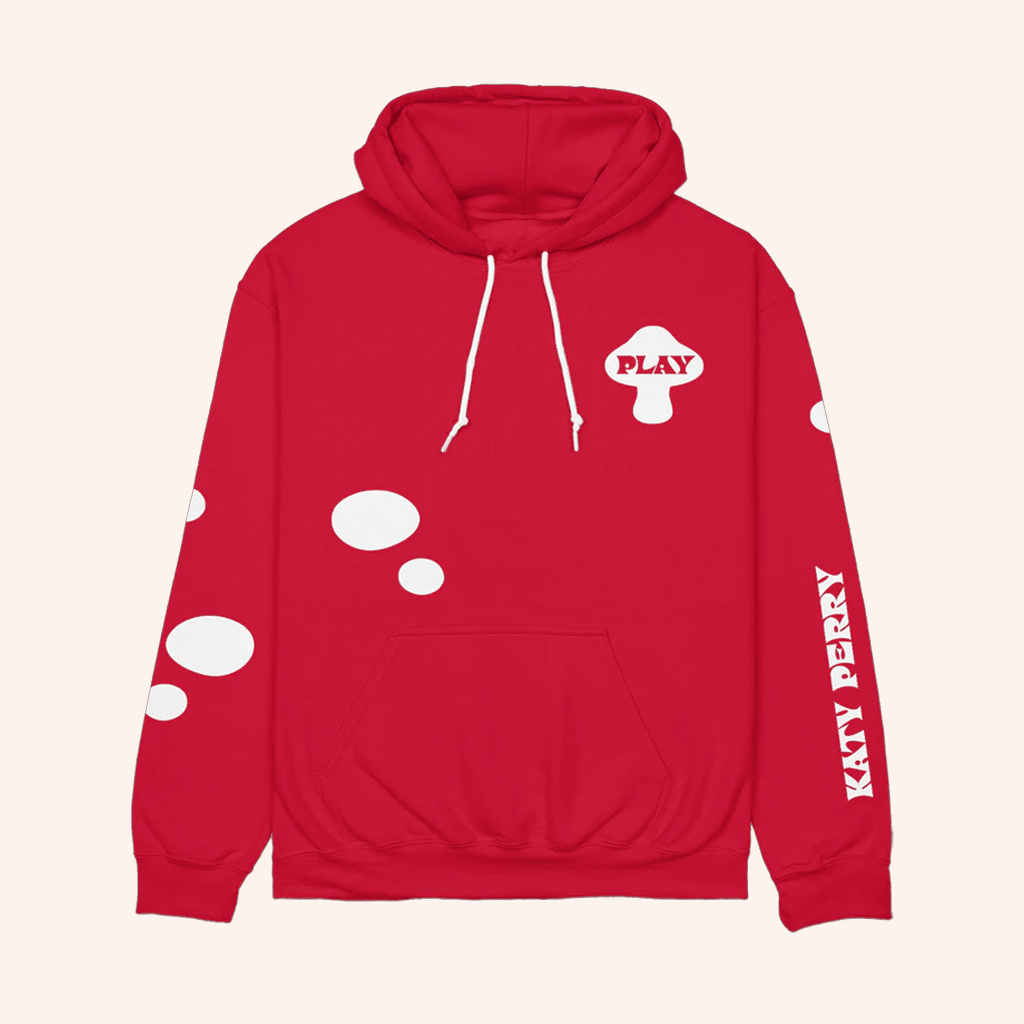 Katy Perry Merch Play Mushroom Hoodie Unique Christmas Gifts For Her Katy Perry Merch Play Mushroom Hoodie Unique Christmas Gifts For Her