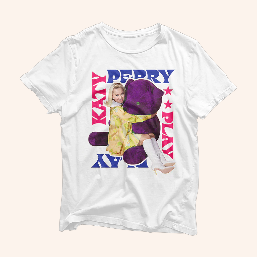 Katy Perry Merch Play Teddy Bear T-Shirt Music Lover Gift Ideas For Him Katy Perry Merch Play Teddy Bear T-Shirt Music Lover Gift Ideas For Him