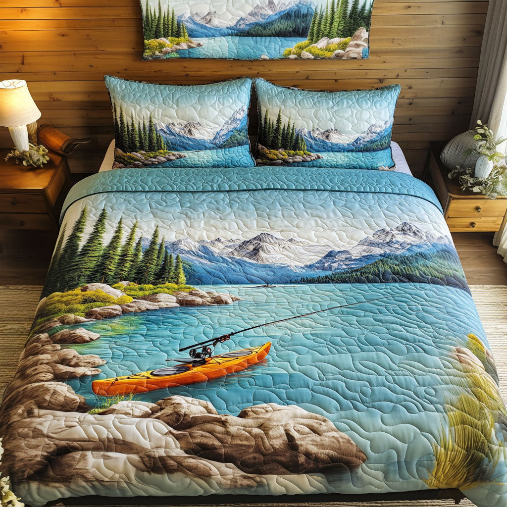 Kayak Dreams Quilted Bedding Set Duvet Cover Bed Sheet Set Gifts For Kayak Lovers Kayak Dreams Quilted Bedding Set Duvet Cover Bed Sheet Set Gifts For Kayak Lovers
