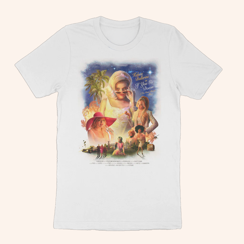 Kelsea Ballerini Merch If You Go Down Movie T-Shirt Gifts For Music Fans Kelsea Ballerini Merch If You Go Down Movie T-Shirt Gifts For Music Fans