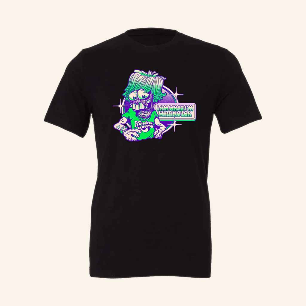 Kendra Morris Merch I Am What I'm Waiting For Black T-Shirt Gifts For Music Enthusiasts Kendra Morris Merch I Am What I'm Waiting For Black T-Shirt Gifts For Music Enthusiasts